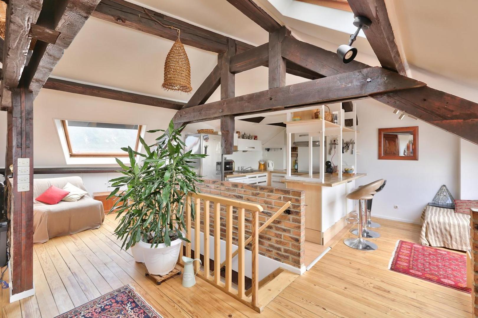 Rustic Bohemian Duplex In Meudon Appartement Buitenkant foto